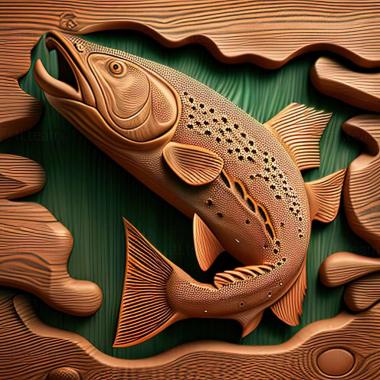 3D model trout (STL)